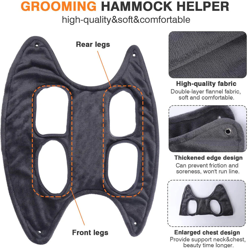 Portable Pet Dog Cat Grooming Hanging Hammock Harness