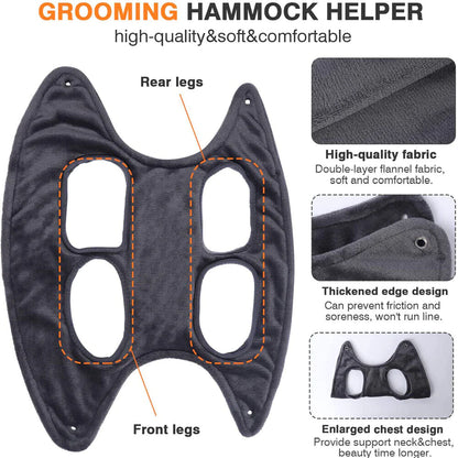 Portable Pet Dog Cat Grooming Hanging Hammock Harness