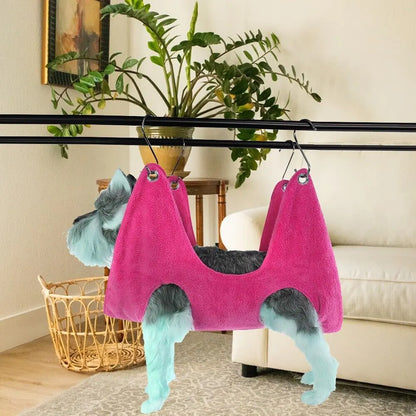 Portable Pet Dog Cat Grooming Hanging Hammock Harness