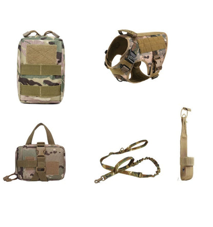 Tactical Pet K9 Training Vest Harness And Leash Set