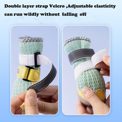 4PCS Dog Shoes For Large Small Medium Dogs
