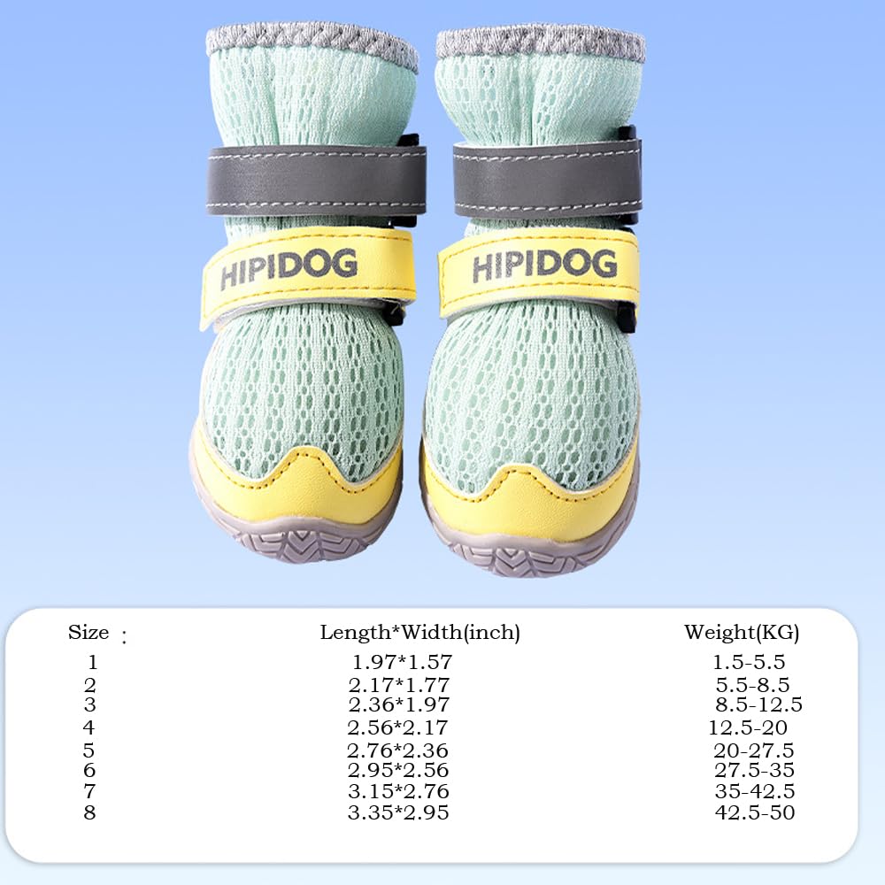 4PCS Dog Shoes For Large Small Medium Dogs