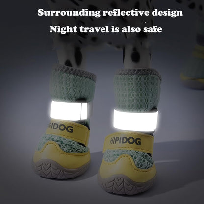 4PCS Dog Shoes For Large Small Medium Dogs