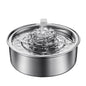 Stainless Steel Smart Pet Water Dispenser with Automatic Circulation and Filtration, Large Capacity Feeder for Cats and Dogs