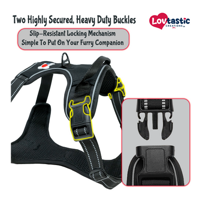 Lovtastic Creations™ No-Pull Dog Harness - with Strong & Durable Dog Leash