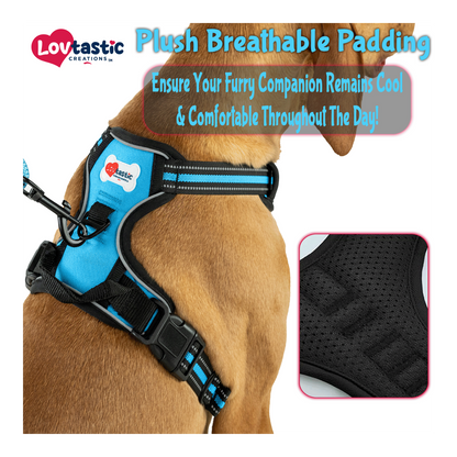 Lovtastic Creations™ No-Pull Dog Harness - with Strong & Durable Dog Leash