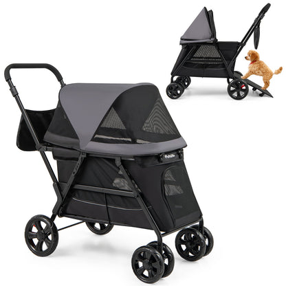Dog Stroller for Medium Small Senior Elderly Dogs