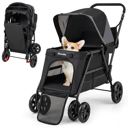 Dog Stroller for Medium Small Senior Elderly Dogs