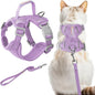 Escape Proof Cat Harness Leash Reflective Adjustable Vest Soft Breathable