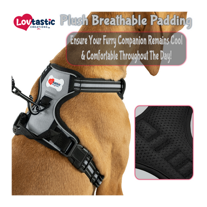 Lovtastic Creations™ No-Pull Dog Harness - with Strong & Durable Dog Leash