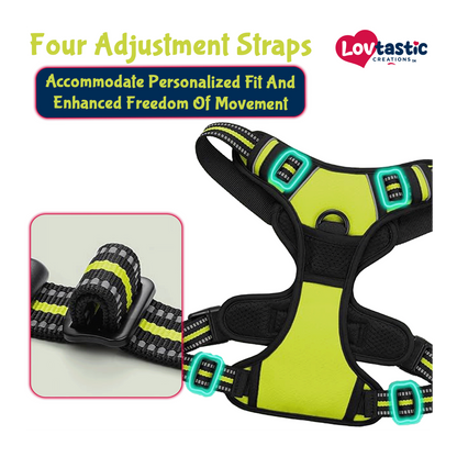 Lovtastic Creations™ No-Pull Dog Harness - with Strong & Durable Dog Leash