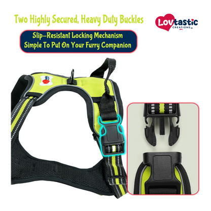 Lovtastic Creations™ No-Pull Dog Harness - with Strong & Durable Dog Leash