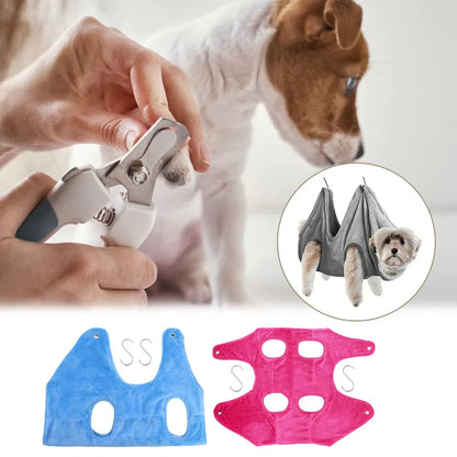 Portable Pet Dog Cat Grooming Hanging Hammock Harness