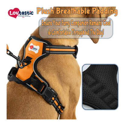 Lovtastic Creations™ No-Pull Dog Harness - with Strong & Durable Dog Leash