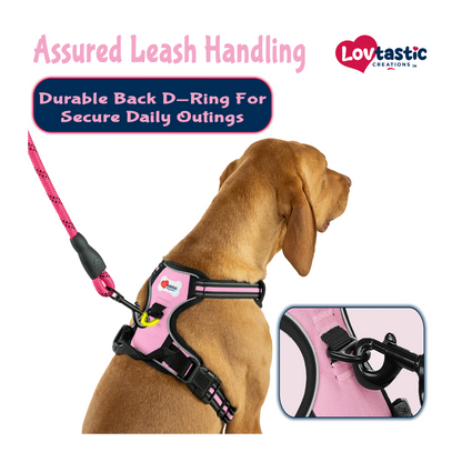 Lovtastic Creations™ No-Pull Dog Harness - with Strong & Durable Dog Leash