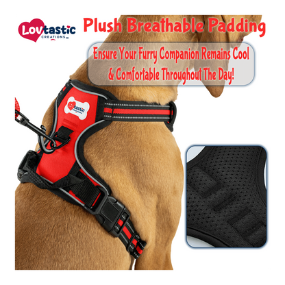 Lovtastic Creations™ No-Pull Dog Harness - with Strong & Durable Dog Leash