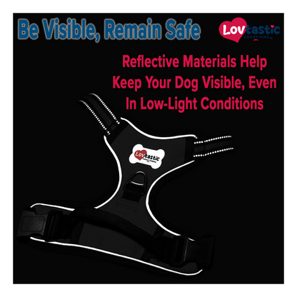Lovtastic Creations™ No-Pull Dog Harness - with Strong & Durable Dog Leash