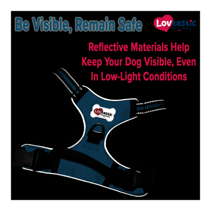 Lovtastic Creations™ No-Pull Dog Harness - with Strong & Durable Dog Leash