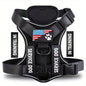 Service Dog Harness, Reflective Dog Vest Harness with 5 PCS Patches