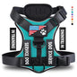 Service Dog Harness, Reflective Dog Vest Harness with 5 PCS Patches