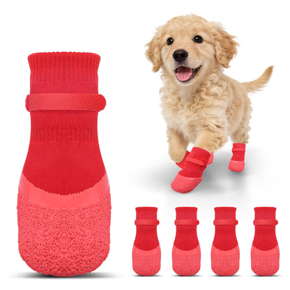Anti Slip Dog Socks For Hardwood Floors To Prevent Licking Paws, Dog Shoes