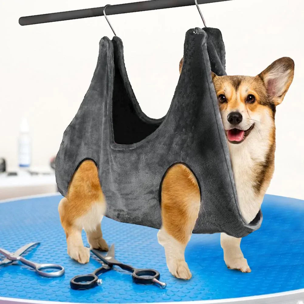 Portable Pet Dog Cat Grooming Hanging Hammock Harness