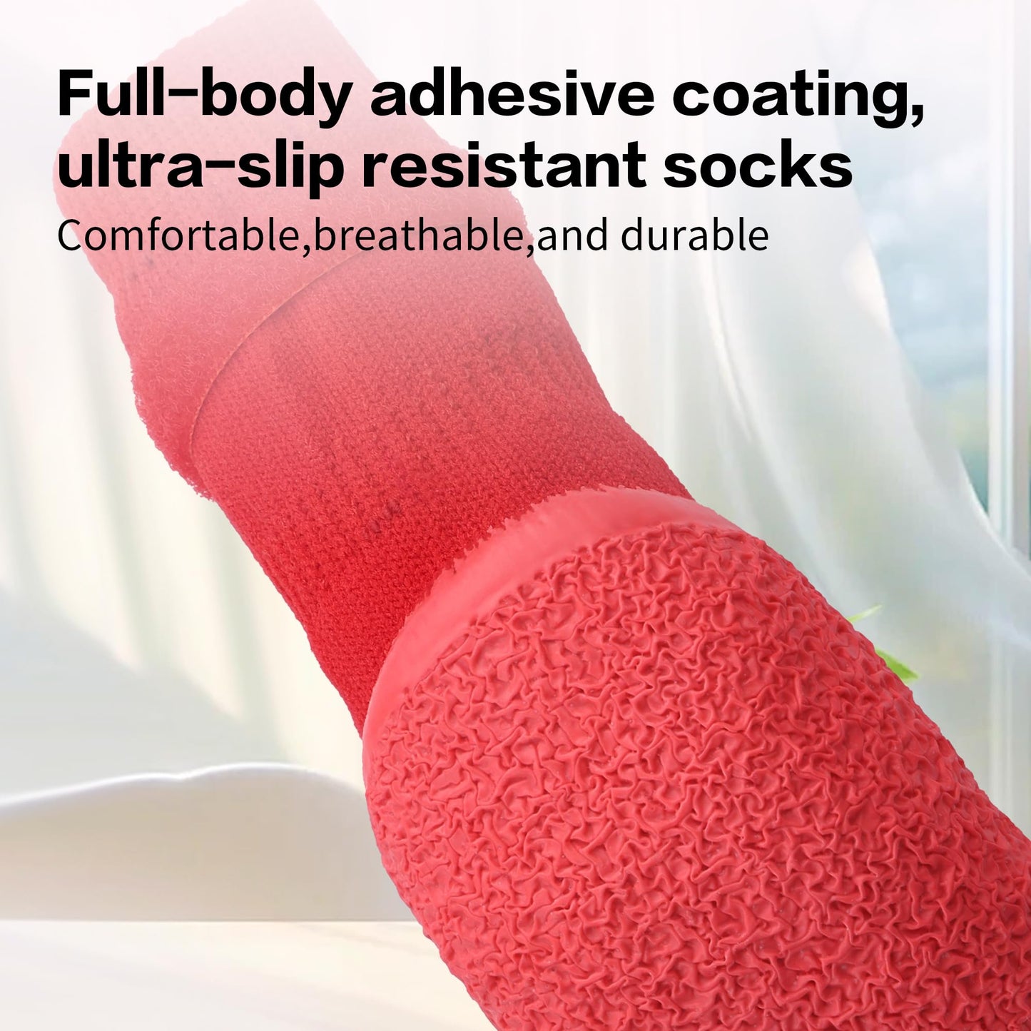 Anti Slip Dog Socks For Hardwood Floors To Prevent Licking Paws, Dog Shoes