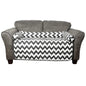 Chevron Reversible Quilted Pet Bed Chair Cover - Assorted Sizes
