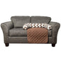 Chevron Reversible Quilted Pet Bed Chair Cover - Assorted Sizes