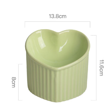 Pet Ceramic Bowl W/Inclined Mouth Practical Daily Indoor Product