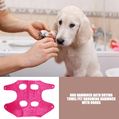 Portable Pet Dog Cat Grooming Hanging Hammock Harness