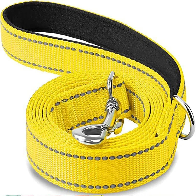Reflective Pet Leash | Adjustable Polyester Lead Strap
