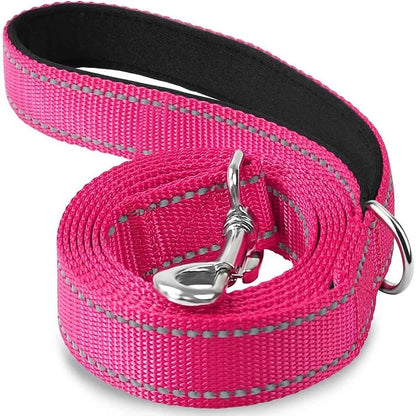 Reflective Pet Leash | Adjustable Polyester Lead Strap