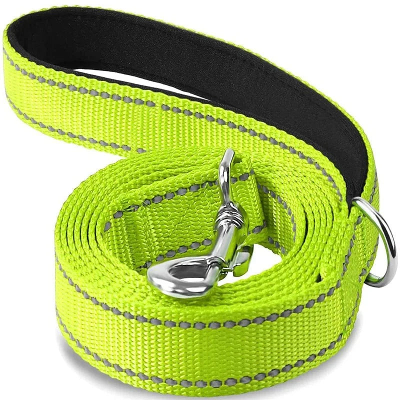Reflective Pet Leash | Adjustable Polyester Lead Strap
