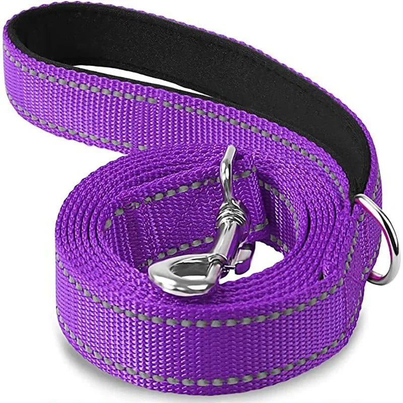 Reflective Pet Leash | Adjustable Polyester Lead Strap