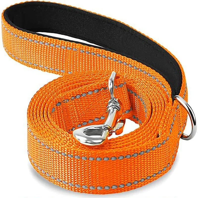 Reflective Pet Leash | Adjustable Polyester Lead Strap