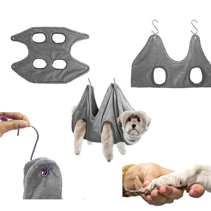 Portable Pet Dog Cat Grooming Hanging Hammock Harness